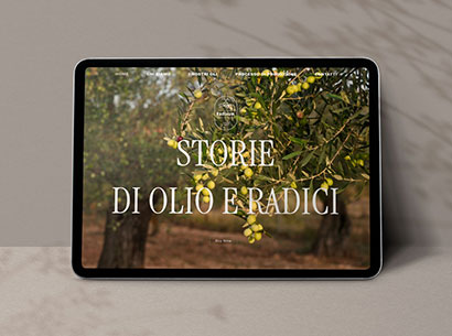 Esempio di sito vetrina di un oleificio realizzato dallo studio web