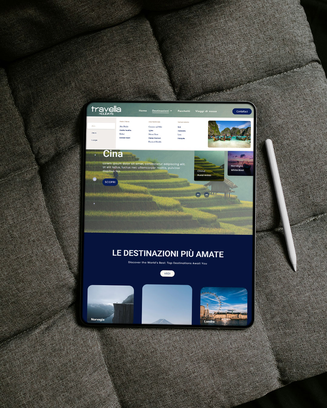 Esempio sito web realizzato da Elena Studio