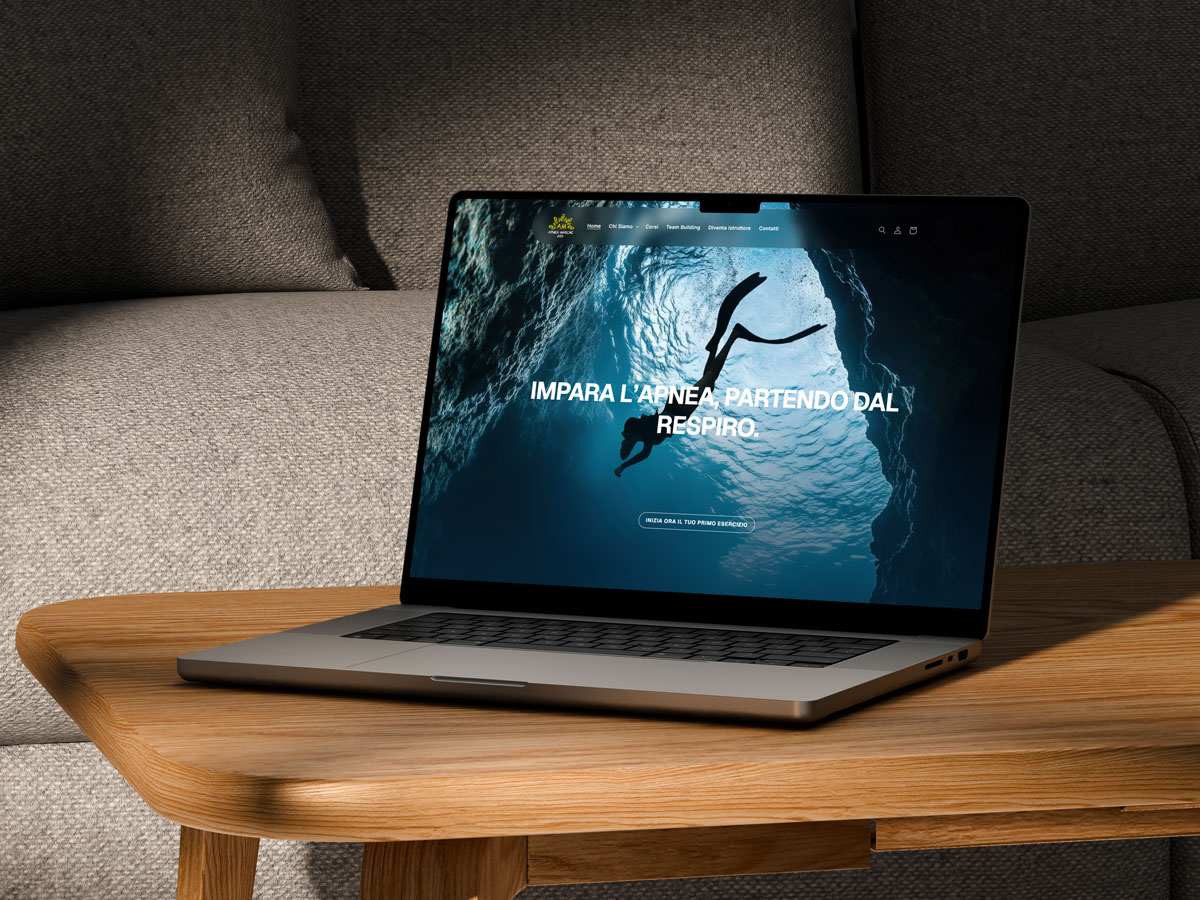 Immagine progetto — Apnea Marche ASD — Case Study