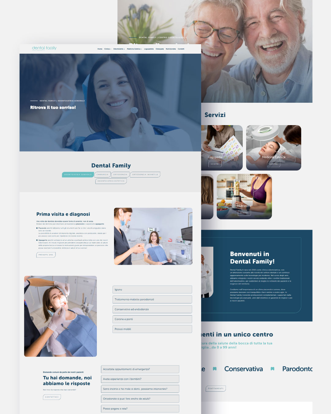 Immagine progetto — Sito web per studio dentistico